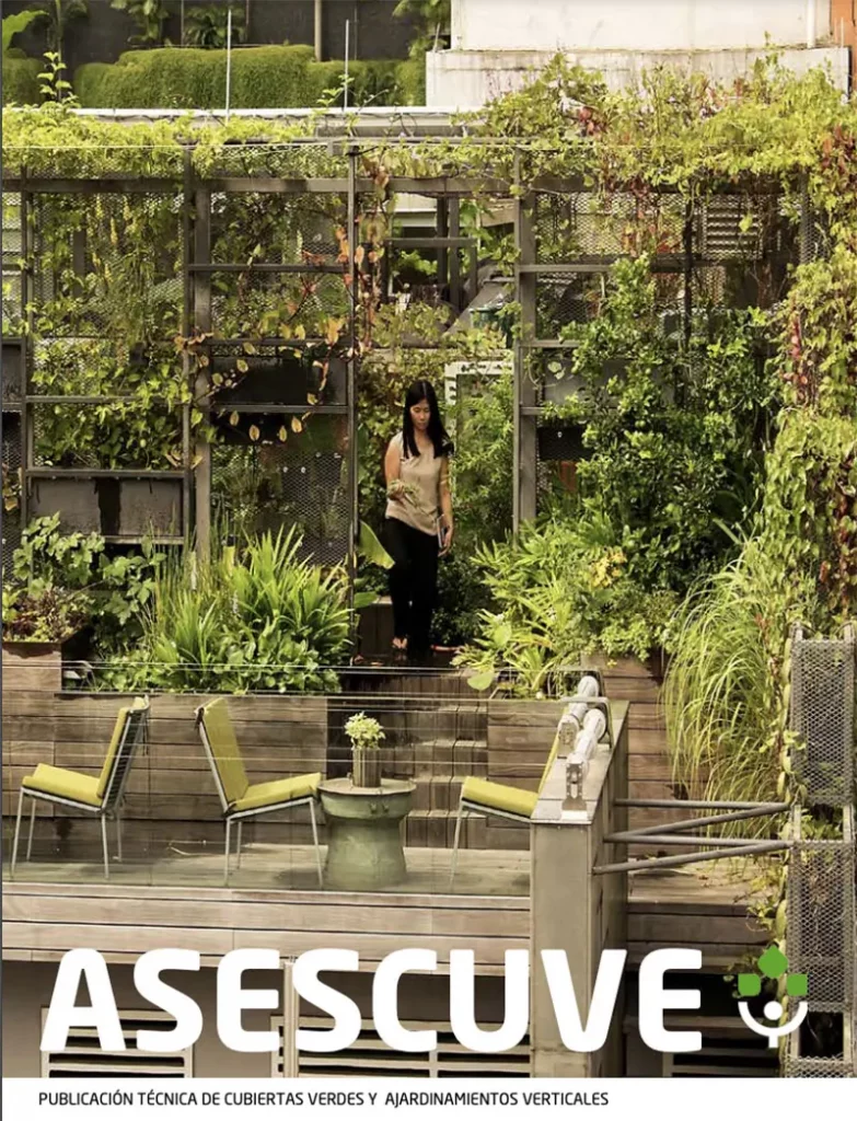 Publicación técnica sobre cubiertas verdes Asescuve